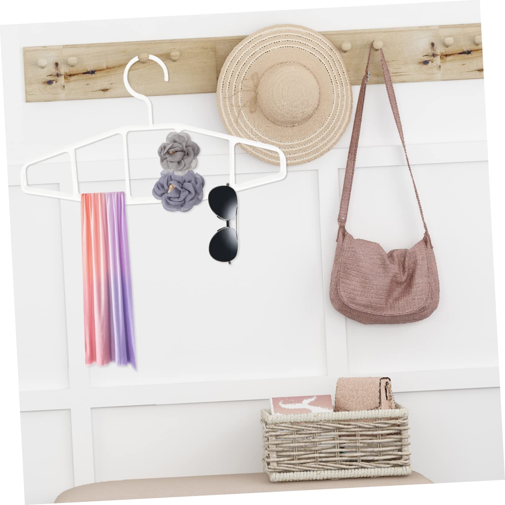 MAGICLULU 3stücke Belt Hanger Scarf Hanger Platzsparender Multi-Grid Kleiderorganizer Für Schals Krawatten Und Gürtel Im Kleiderschrank Für Ordnung Und Übersichtlichkeit