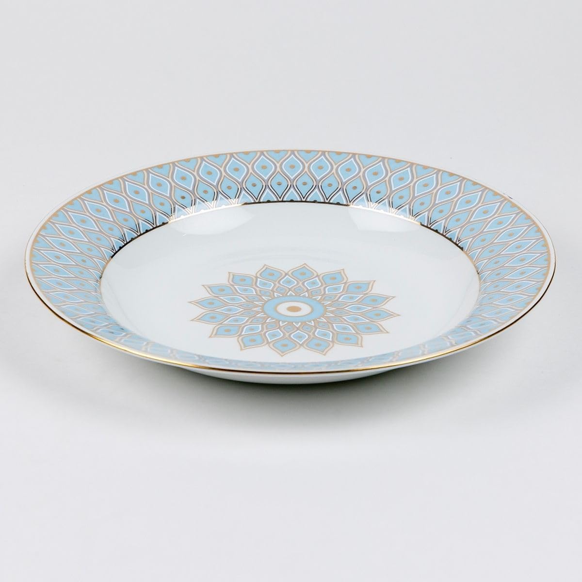 GOLDEN QUEEN'S Pasta Plates - 24K Gold Mosaic Dinnerware -5