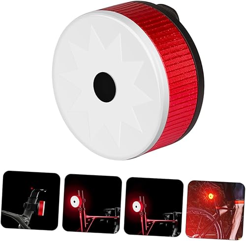 Miniatura 4 de Wakauto USB Rechargeable Bike Rear Light LED Safety Tail Lamp with Flashing Warning for Night Cycling and Easy to Install Rose Red