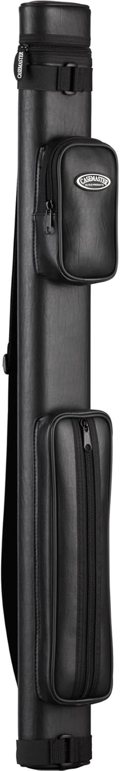 Casemaster by GLD Products Q-Vault Classic Billiard/Pool Cue Hard Case, Holds 1 Complete 2-Piece Cue (1 Butt/1 Shaft),Black,One Size : Billiard Cue Cases : Sports & Outdoors