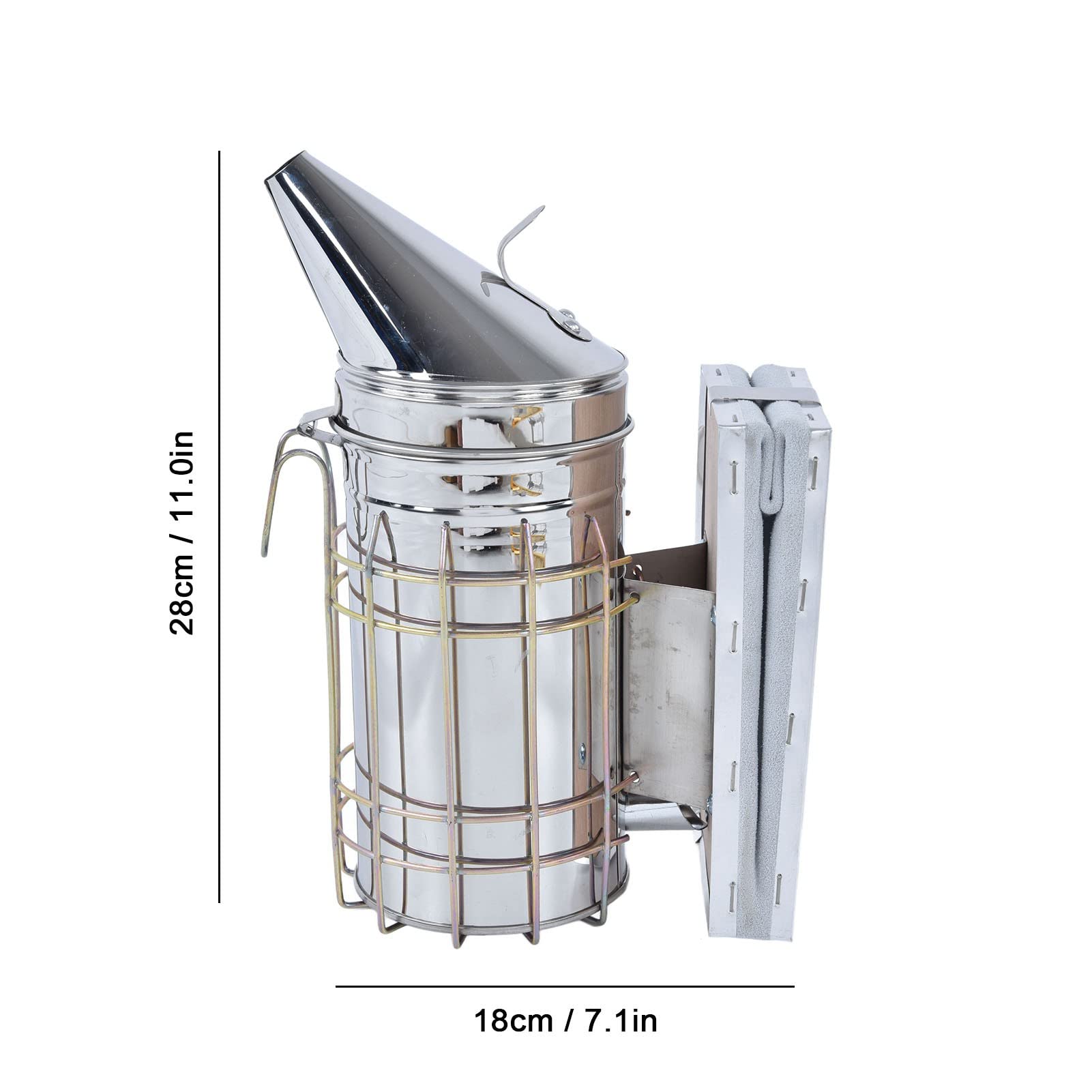 6 Pezzi di Forniture per Apicoltura Kit di Partenza per Apicoltura, Forniture per Apicoltura Kit di Strumenti per Apicoltura, Kit per Api Fumatore con Strumenti per Alveare per Apicoltore Forniture Ne
