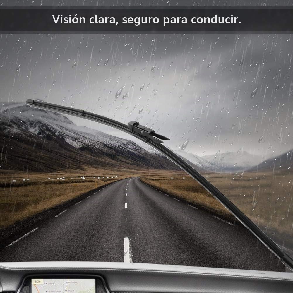 Juego de escobillas de limpiaparabrisas para Parabrisas Delantero y Trasero de Coche de 3 uds para 2007 2008 2009 2010 2011 2012 2013 24/16/12 escobillas de limpiaparabrisas
