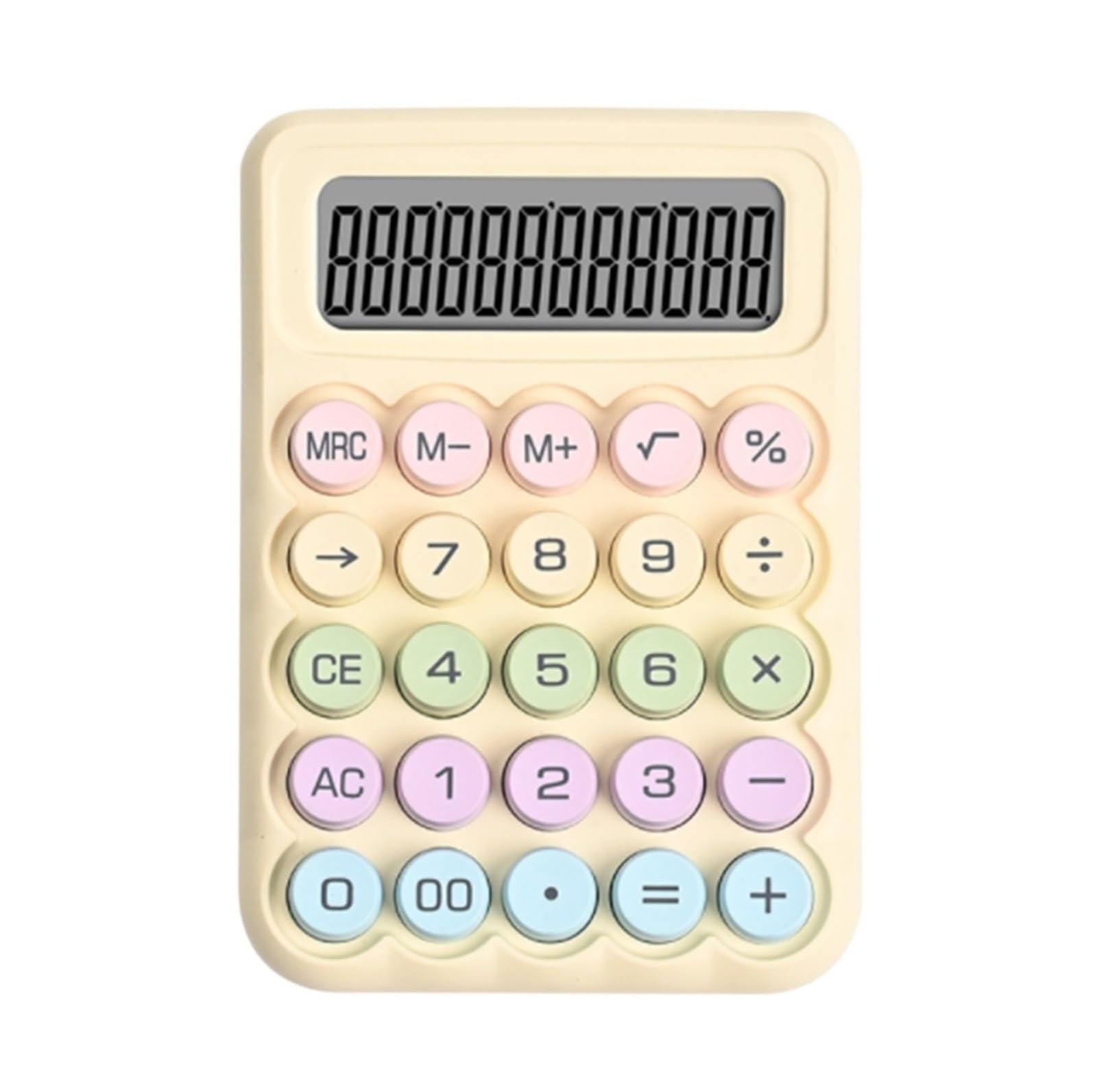 Herramientas De CáLculo Calculadora Multifunción con Pantalla De 12 Dígitos Adecuada For La Oficina Y El Aula Adecuadas para Colegio Y Hogar(Yellow)