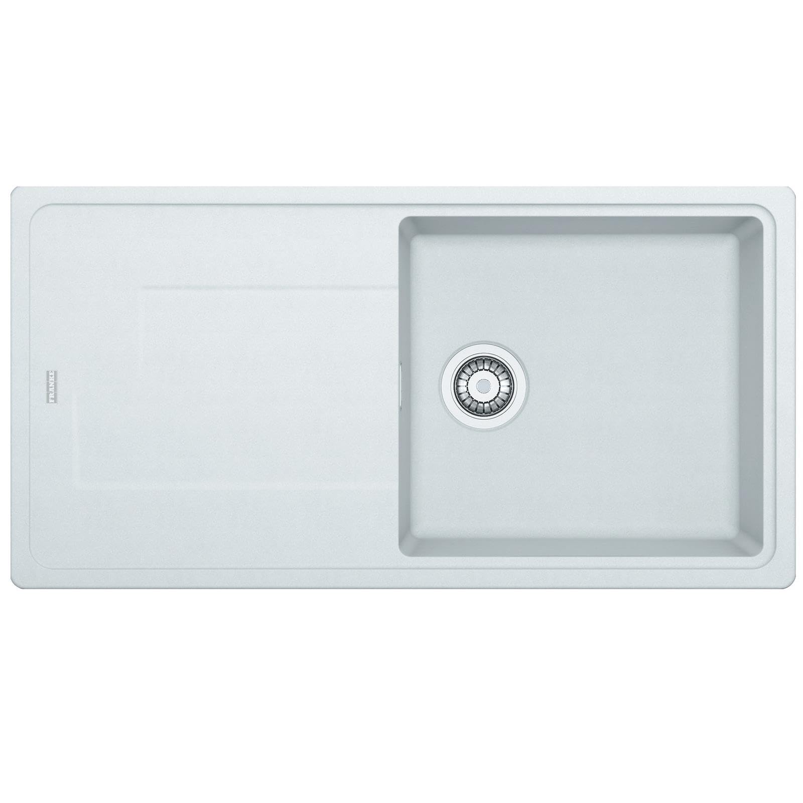 Franke White Gemini Gmd611pw 1.0 Bowl Tectonite Reversible Kitchen Sink