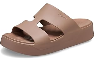 Getaway Platform H-Strap Wedge Sandals for Women in Unmistakable Croc Brooklyn