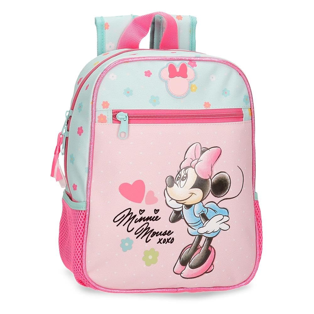 Disney Disney Joumma Bags, Minnie Imagine, Schulrucksack, Kinderrucksack, aus Polyester, breite verstellbare Schulterriemen, oberer Griff Zum Aufhängen.