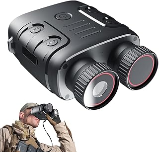 Night Vision Goggles, 1080P Digital Infrared Night Vision Binoculars for Adults Night Vision Scope with 5X Digital Zoom, 7 Level IR and Rechargeable Battery, Infrared Goggle - YardGo