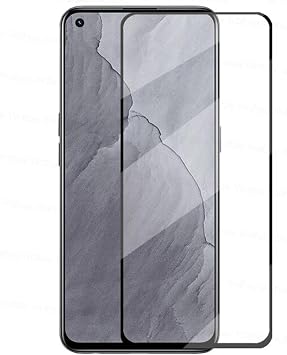 Microcase Realme GT Master Edition Tam Kaplayan  er eveli Cam Koruma - Siyah