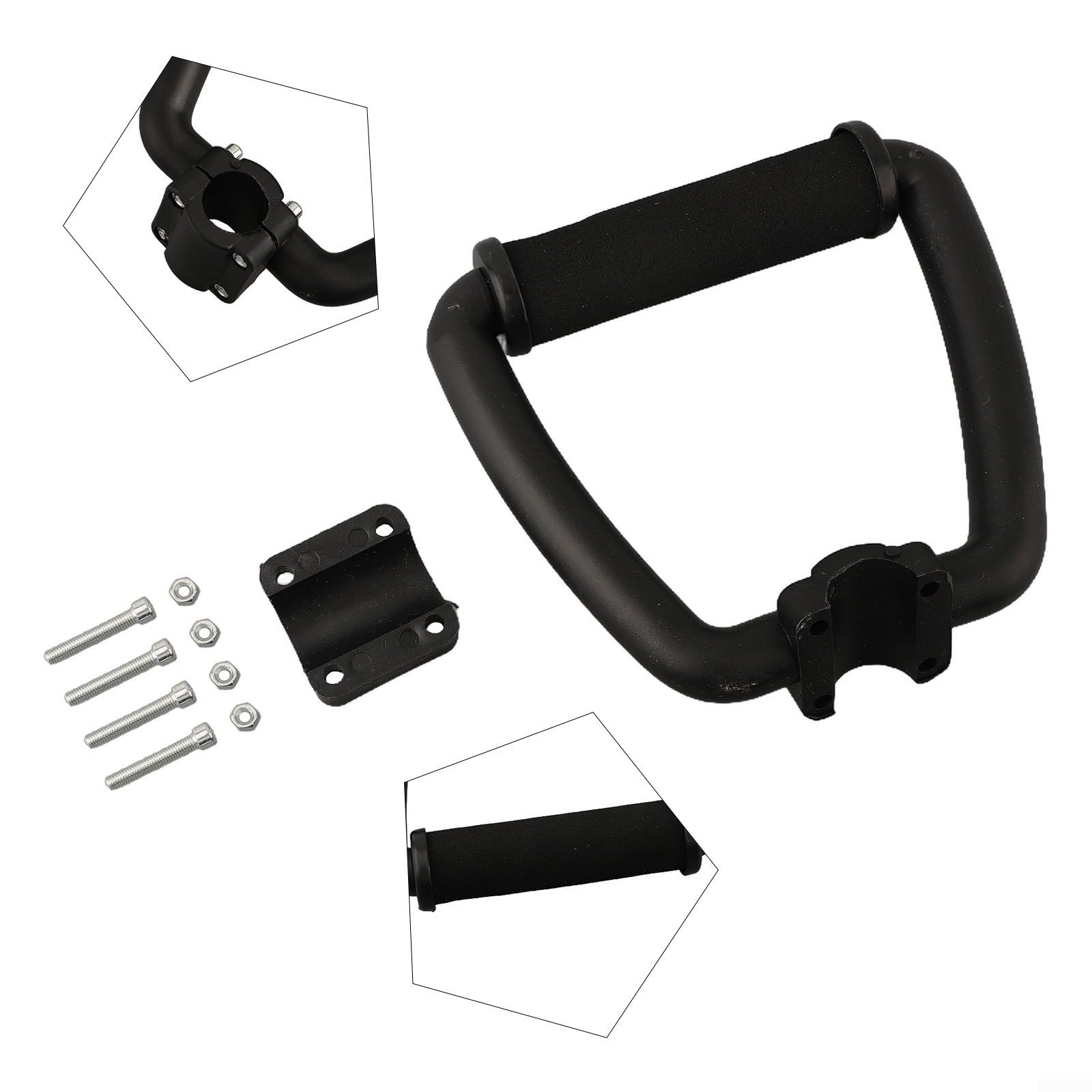 Poignée ergonomique pour débroussailleuse compatible avec plusieurs débroussailleuses (B)