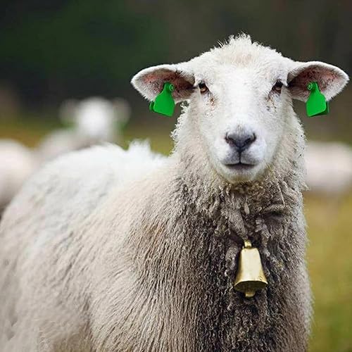 Miniatura 5 de 4 campanas de oveja de vaca de cobre, campanas de pastoreo de metal ruidosas para ganado, mascotas y manualidades de bricolaje