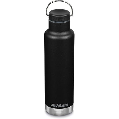 Klean Kanteen Insulated Classic 20oz (w/Loop Cap) Black