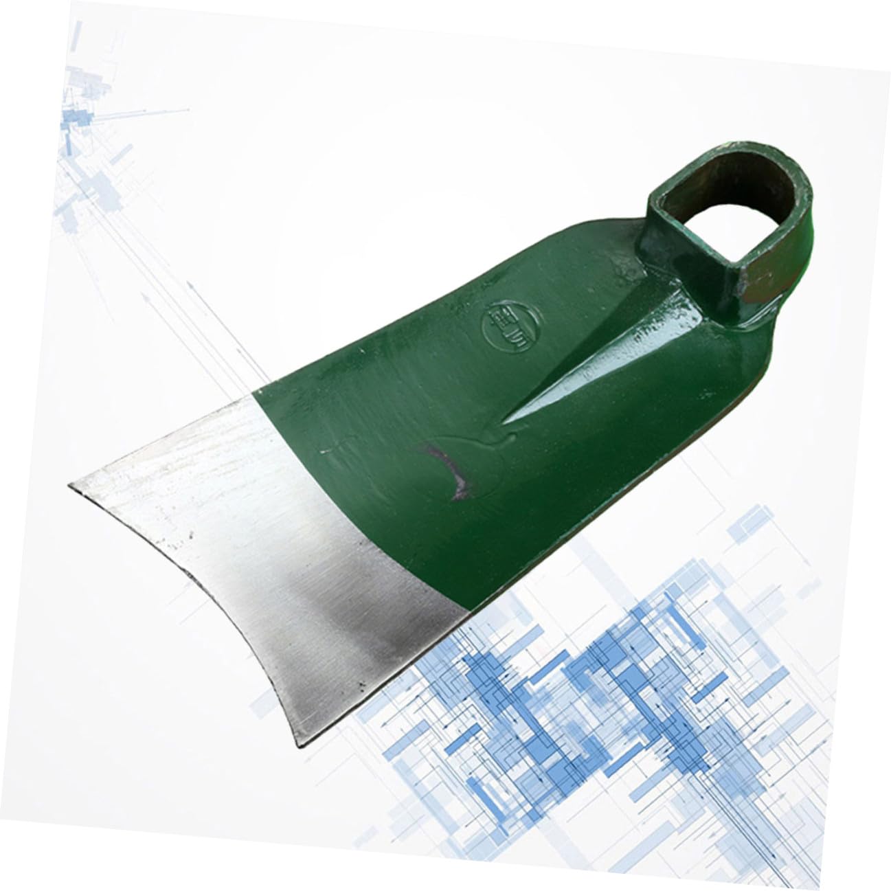 Yardwe Handliche Gartenhacke aus Rail Stahl Leichte und Ergonomisch Designte Kleine Stahlhacke ohne Griff zum Graben und Pflanzen im Garten und Rasen Zufällige Farbe