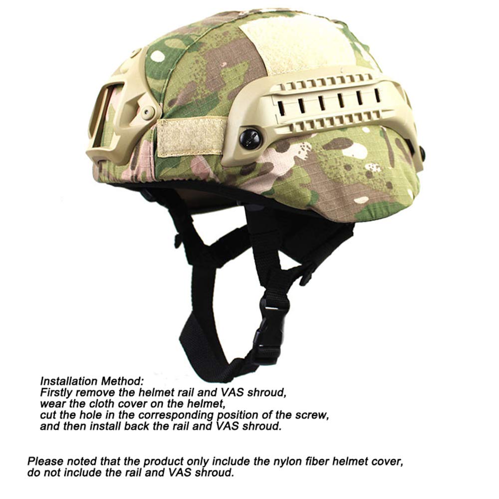 Amazon | Tactical Fast Helmet Cover サバイバルゲーム装備 エア