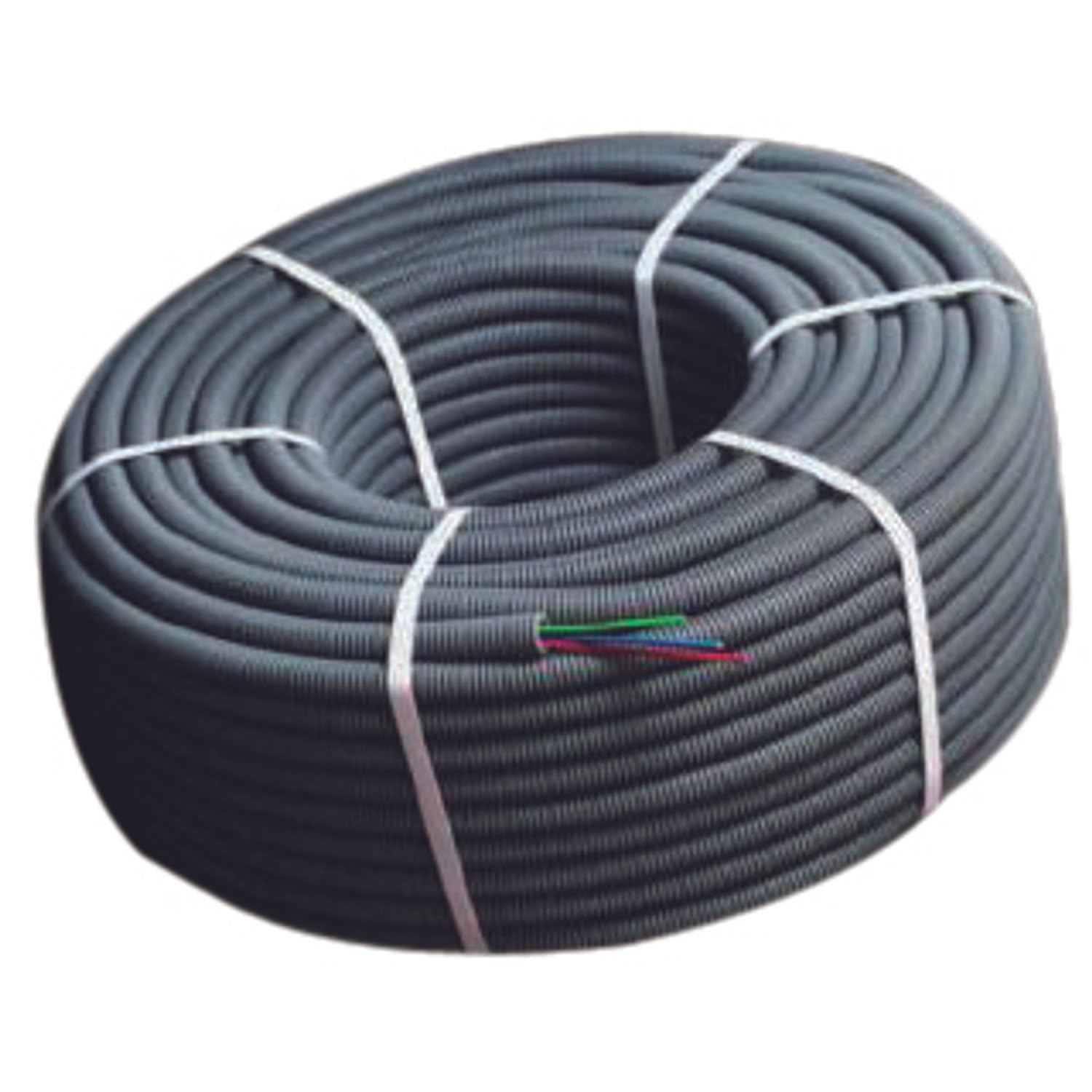 Gaine électrique préfilée ICT Ø16-3x1.5² - Couronne de 100m Bleu - Marron - Vert/Jaune - Câble Gaine et connectique