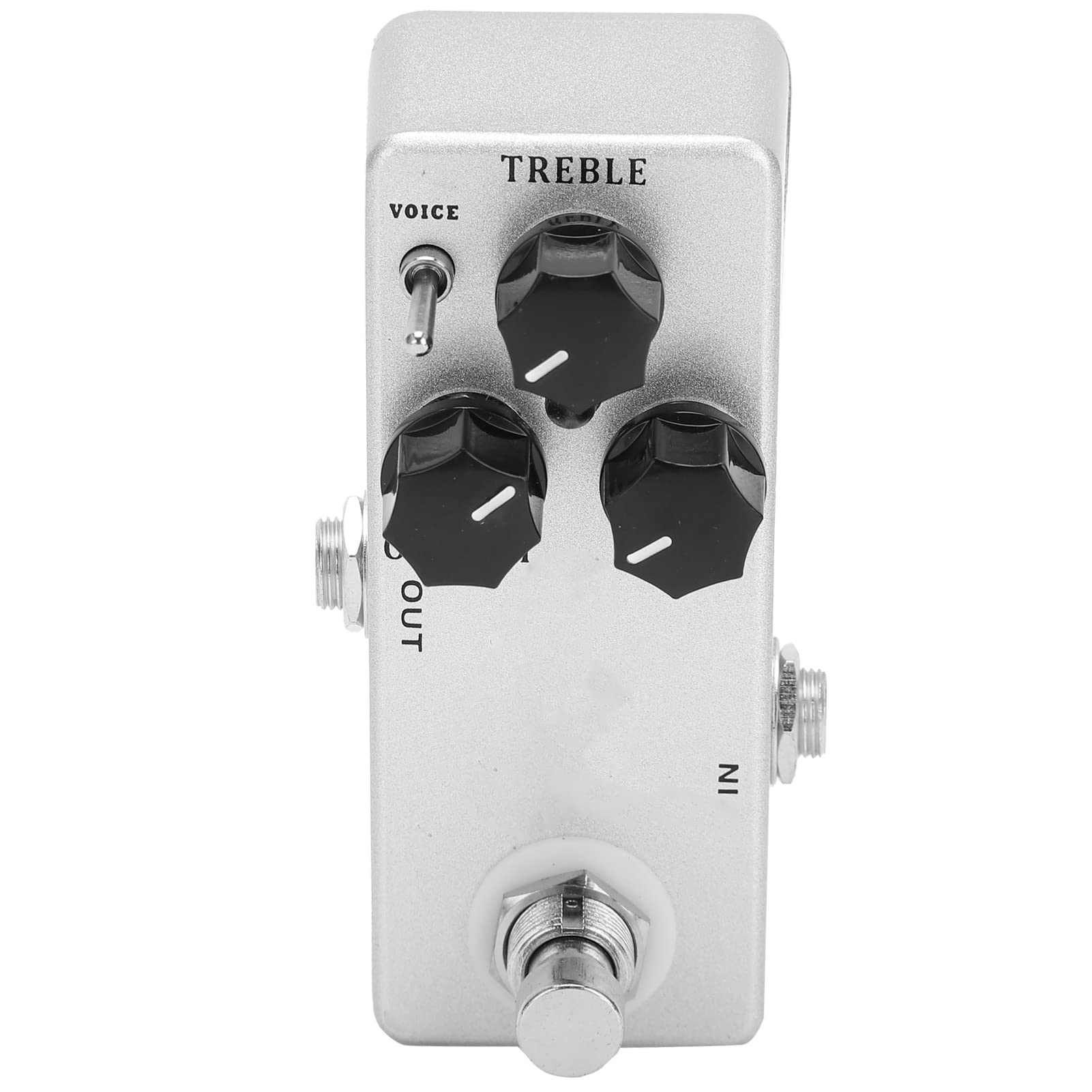Effetto Overdrive Pedale per chitarra 2 modalità vocali Uscita acuti Guadagno Manopola di controllo Guscio in metallo Effetti per chitarra elettrica per musicisti rock metal