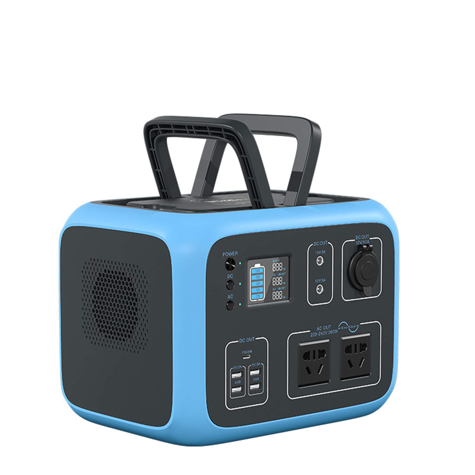 500wh generatore Portatile Batteria al Litio Ricaricabile Pacchetto Generatore, 12V, Uscita USB off-Grid Alimentatore per CPAP Campeggio di Emergenza Backup