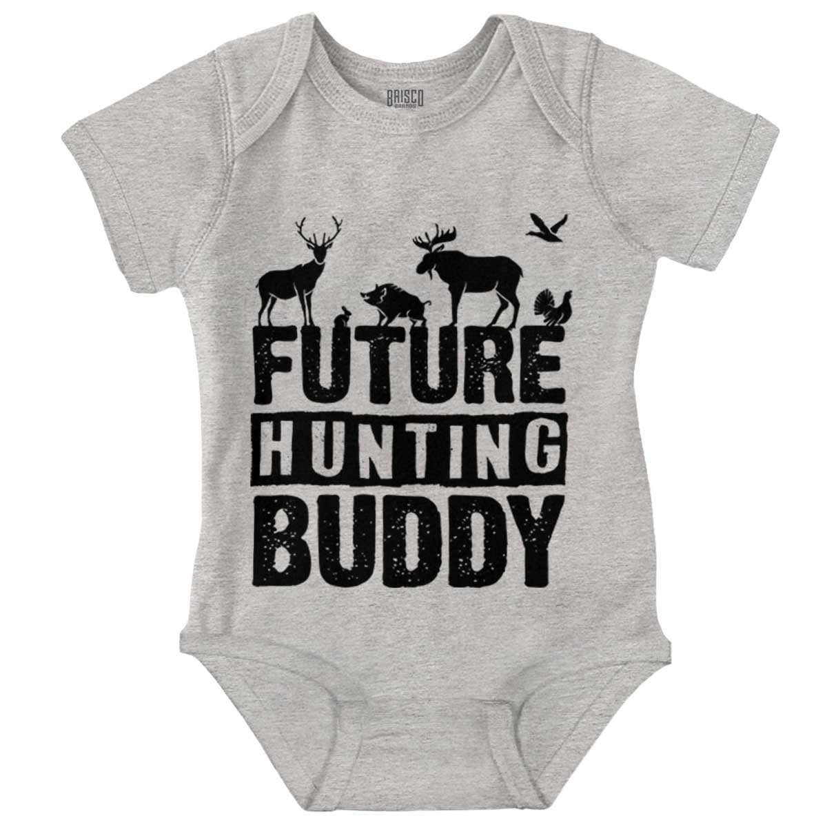 Brisco BrandsFuture Hunting Buddy Little Hunter Baby Romper Boys or Girls