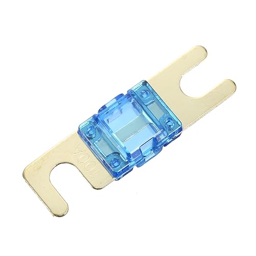 Miniatura 4 de X AUTOHAUX 10 unids 100A AFS Mini ANL fusible de repuesto de protección eléctrica para coche, camión, motocicleta, barco, CD de audio