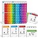 JoyCat Math Flash Cards + Pop Fidget Chart,Math Games for Kids Ages 4-8, Addition, Subtraction, Division, Multiplication Flash Cards-Math Manipulatives Kindergarten, 1st, 2nd, 3rd, 4th, 5th, 6th Grade