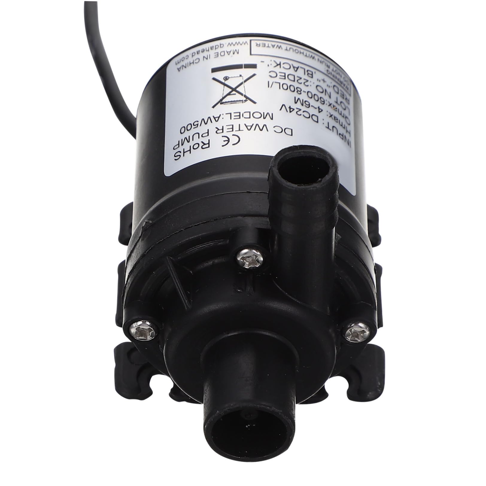 BESPORTBLE Pompa Solare Sommersa Dc24v 38w, 850l/h, in Plastico, Silenziosa e Resistente All'usura, per Scaldabagno e Coltivazione fuori Suolo
