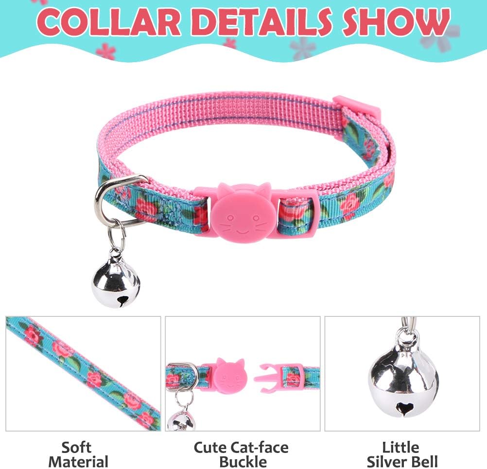 PAWCHIE Cat Harness and Leash Set - Escape Proof Adjustable H-Shaped Cat Vest and Collar Accessory, Soft Comfortable Strap for Cats Outdoor Walking