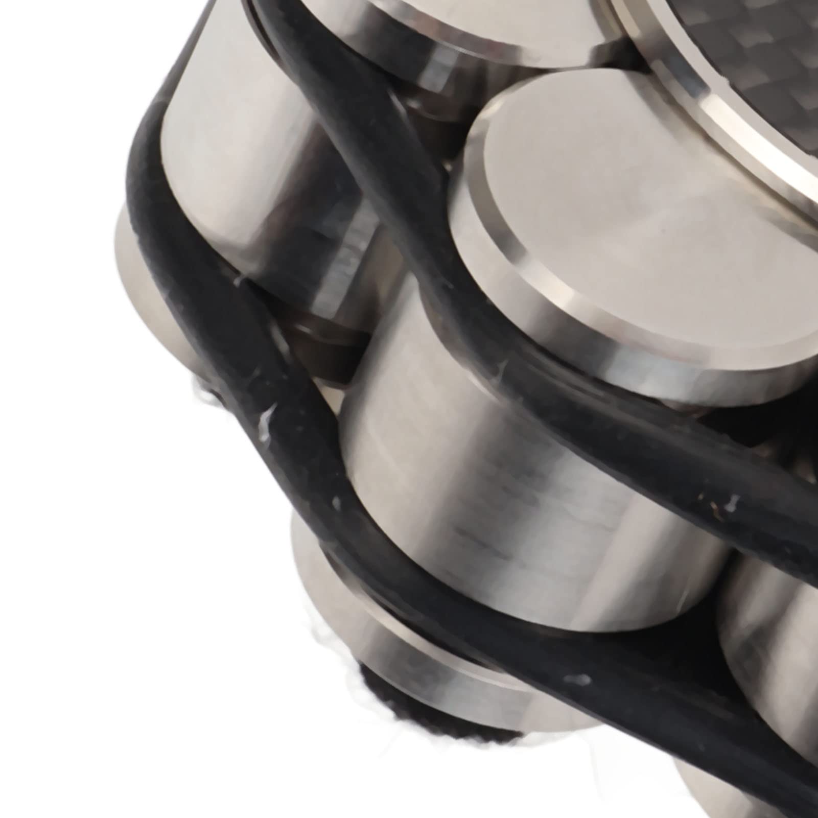 Stabilizator ciężaru płyty HiFi Profesjonalny zacisk do gramofonu LP ze stali nierdzewnej z podkładką antypoślizgową dla DJ-ów i audiofilów
