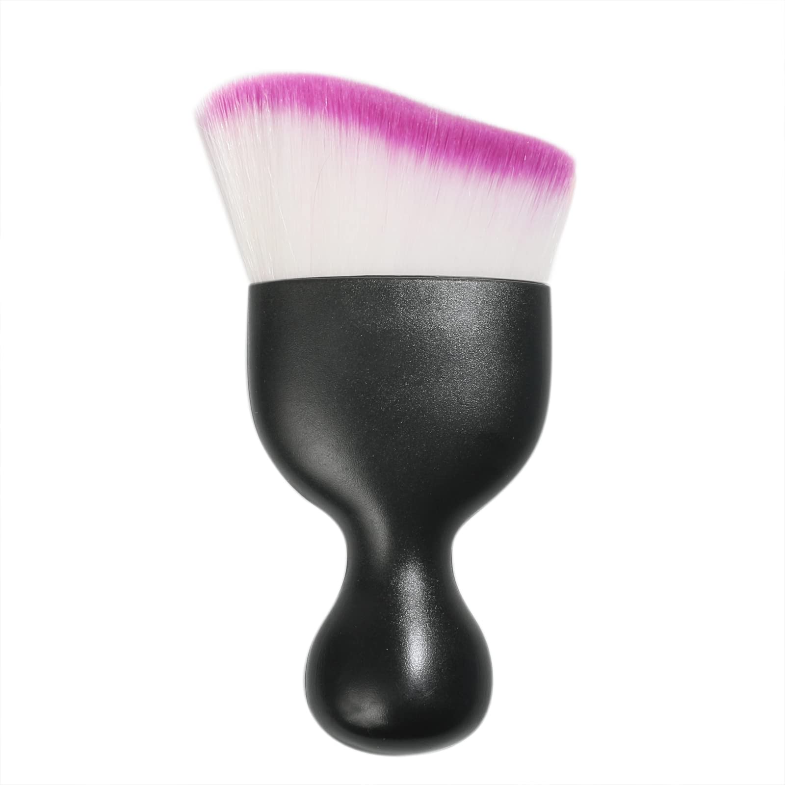 Car Interior Detailing Brush,Ultra-Soft Car Detailing Brushes,Car Interior Cleaning Tool Car Brushes for Detailing,Curved Design Car Detailing Brush for Cleaning Panels,Air Vent,Leather (Black&Purple)
