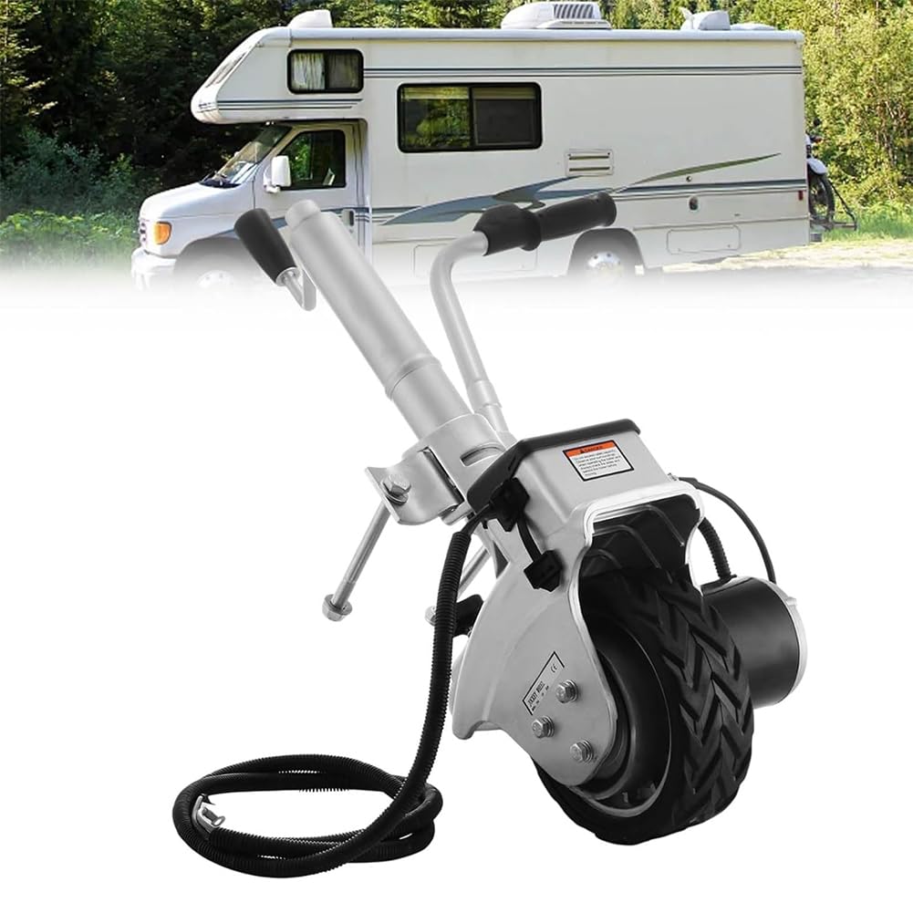 Carrello Elettrico per rimorchio con Ruota Fantino da 350 W con carico Massimo di 2270 kg Carrello Elettrico per rimorchio con velocità di 5-7 m/min