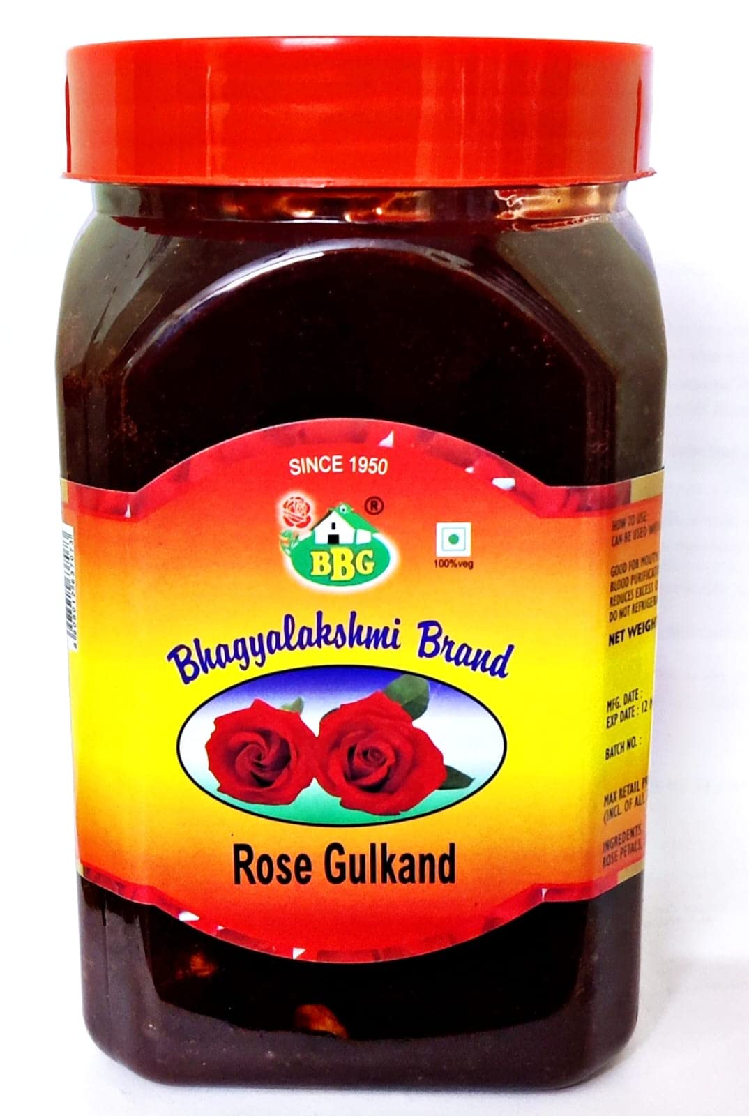 Bhagyalakshmi Rose Gulkand Karnataka Special (500 gram, Rose Gulkand) (B0C4LZYRZS) Amazon Price History, Amazon Price Tracker