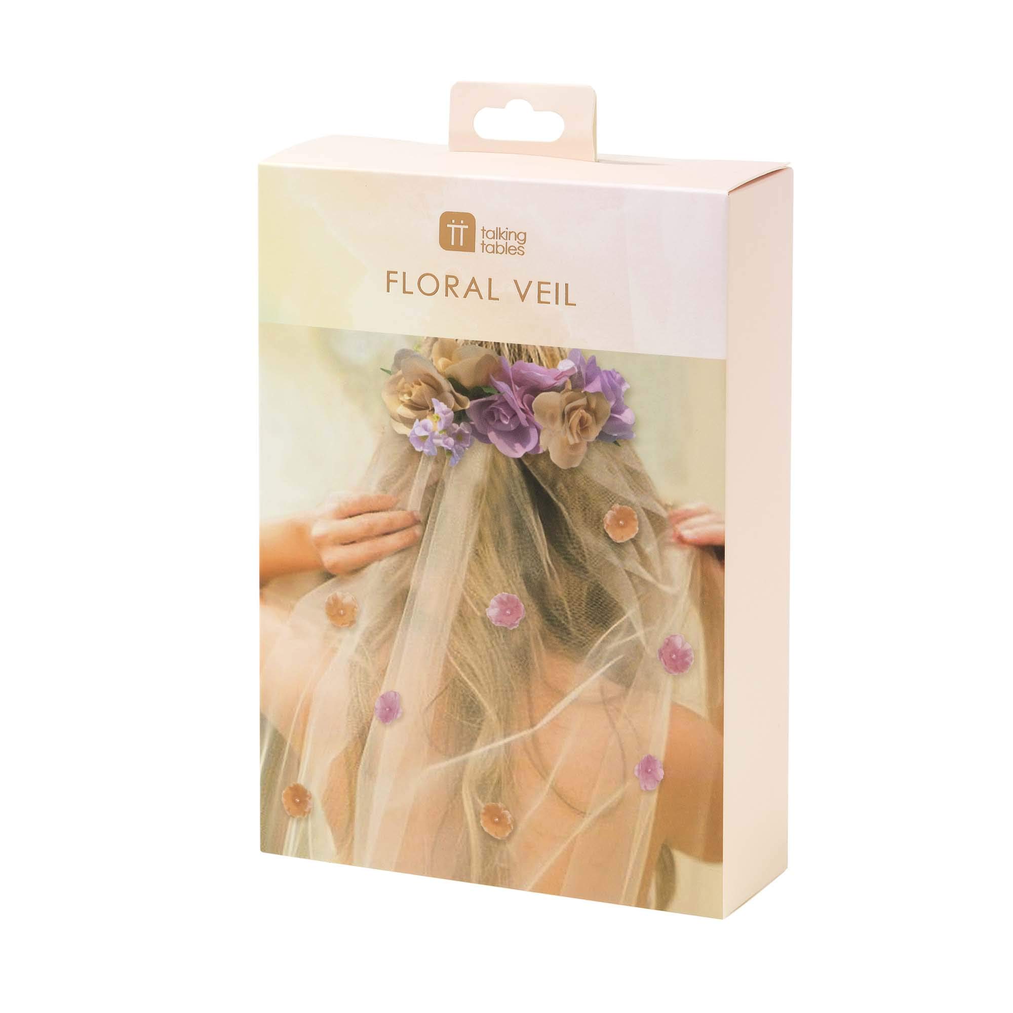 Talking Tables Blossom Girls Floral Headband & Veil
