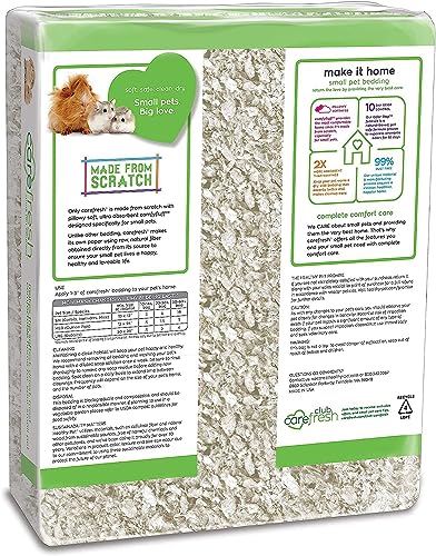 Carefresh 99% Dust-Free White Natural Paper Small Pet Bedding with Superior 10 Day Odor Control & Absorption, for Guinea Pigs, Hamsters, Rabbits, & Rats, 50 L - Image 4