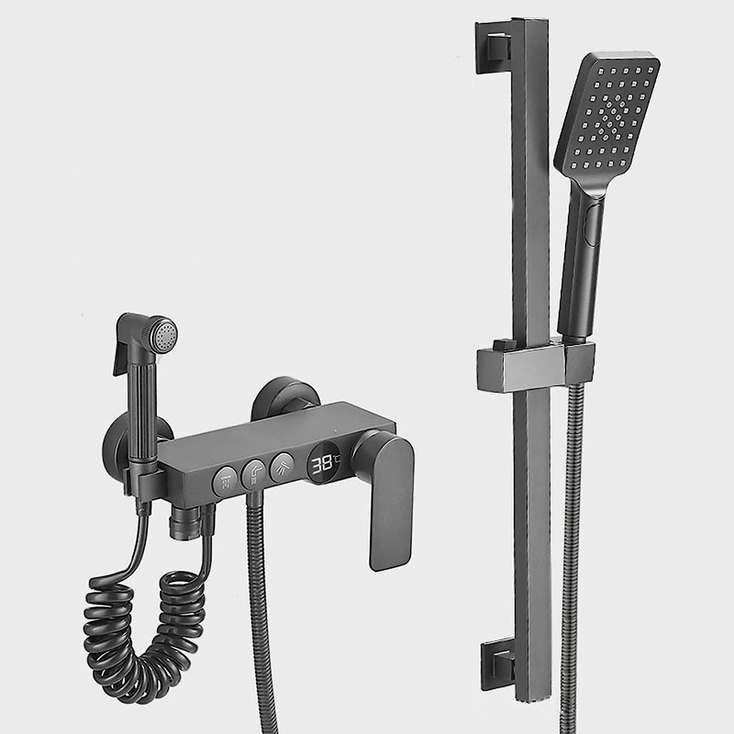 Amazon.co.jp お風呂用シャワー混合水栓セット 3モード シャワーアタッチメント バスタップ用 噴霧器付き DIY・工具・ガーデン