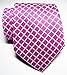 Elfeves Men Purple Lilac Fashion Tie Stylish Handmade Necktie Great For Groom