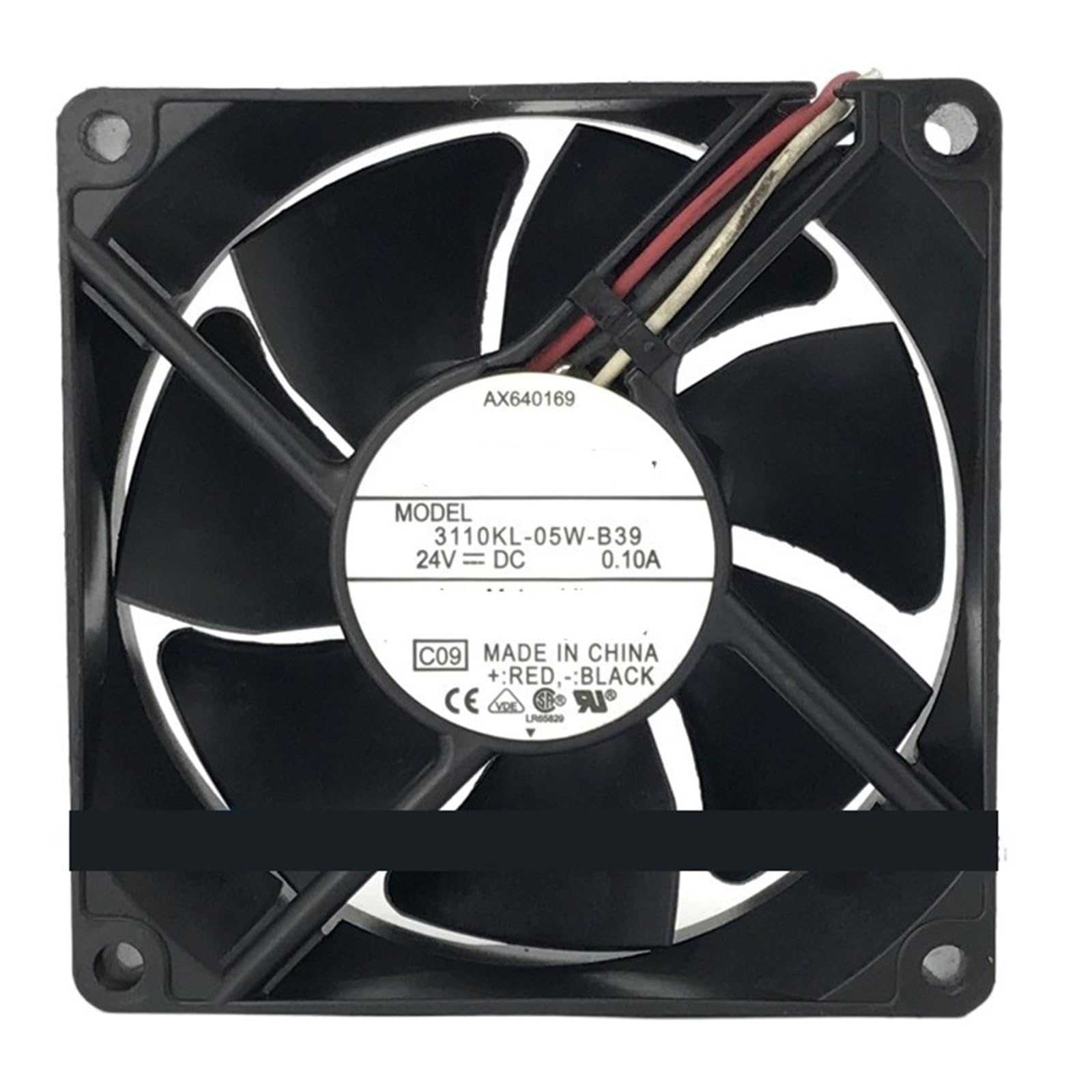 Ventilateur de refroidissement silencieux 8025 avec un flux d'air stable 24V