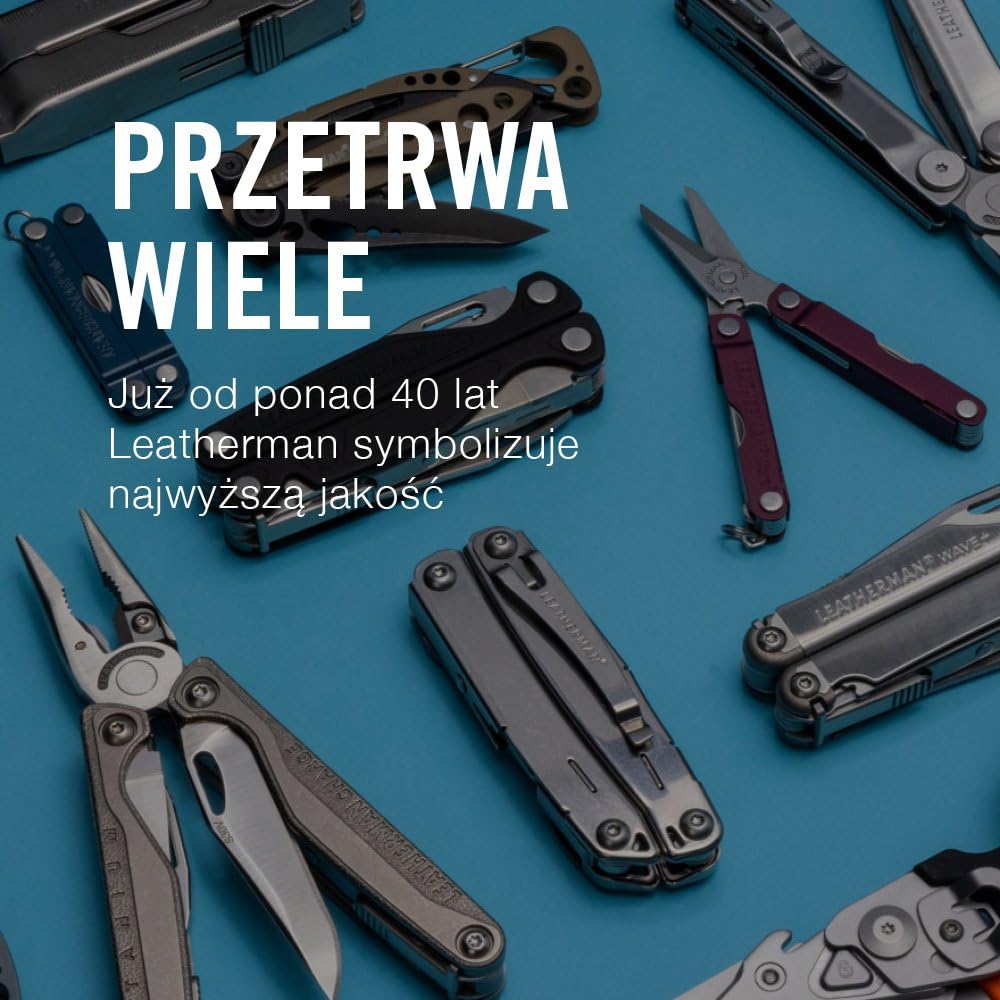 Leatherman Narzędzie Wielofunkcyjne ARC | 20 Narzędzi Przygotowanych na Przygody z Ostrzem MagnaCut i Zestawem Bitów