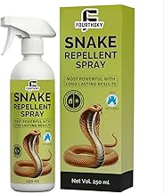 Snake Repellent Spray | 100% Natural & Non-Toxic | Long-Lasting 30+ Days Protection | Safe for Indoor & Outdoor Use | Eco-Friendly Snake Away Spray for Home, Garden & Farm Use (250ml)