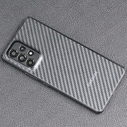 Ibywind Screen Protector For Samsung Galaxy A53 5G (6.5 Inches),With 2Pcs Tempered Glass,1Pc Camera Lens Protector,1Pc Backing Carbon Fiber Film [Fingerprint Reader,Easy To Install] #TOP5
