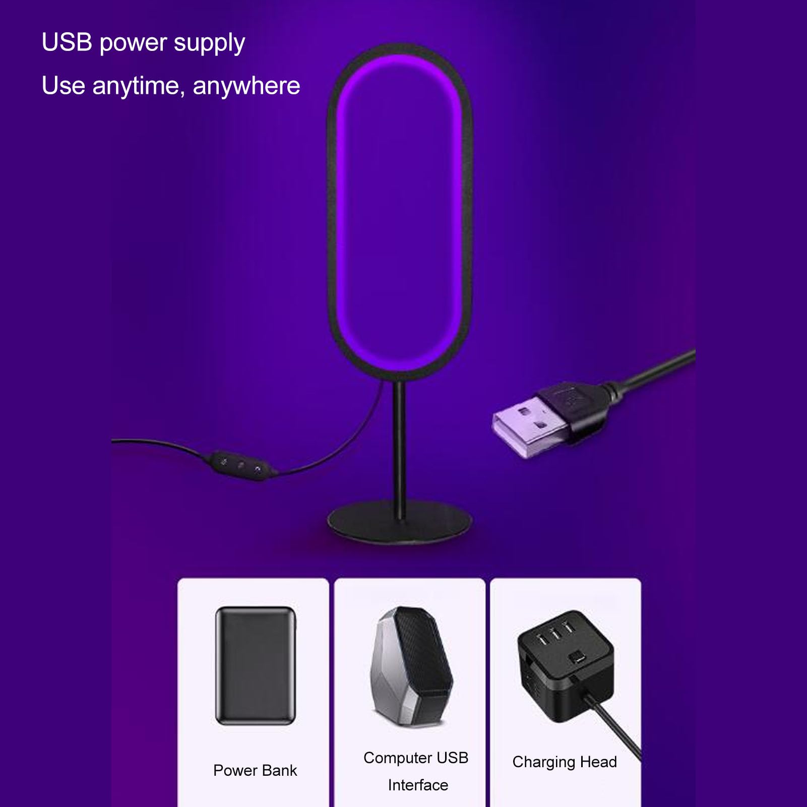 Topiky Spiegel Tunnellicht, USB LED Nachtlicht, 3D Spiegellicht, APP Fernbedienung, RGB, Unendliche Schreibtischlampe, Schreibtisch Tischlampe für Gaming Zimmer, Wohnheim,