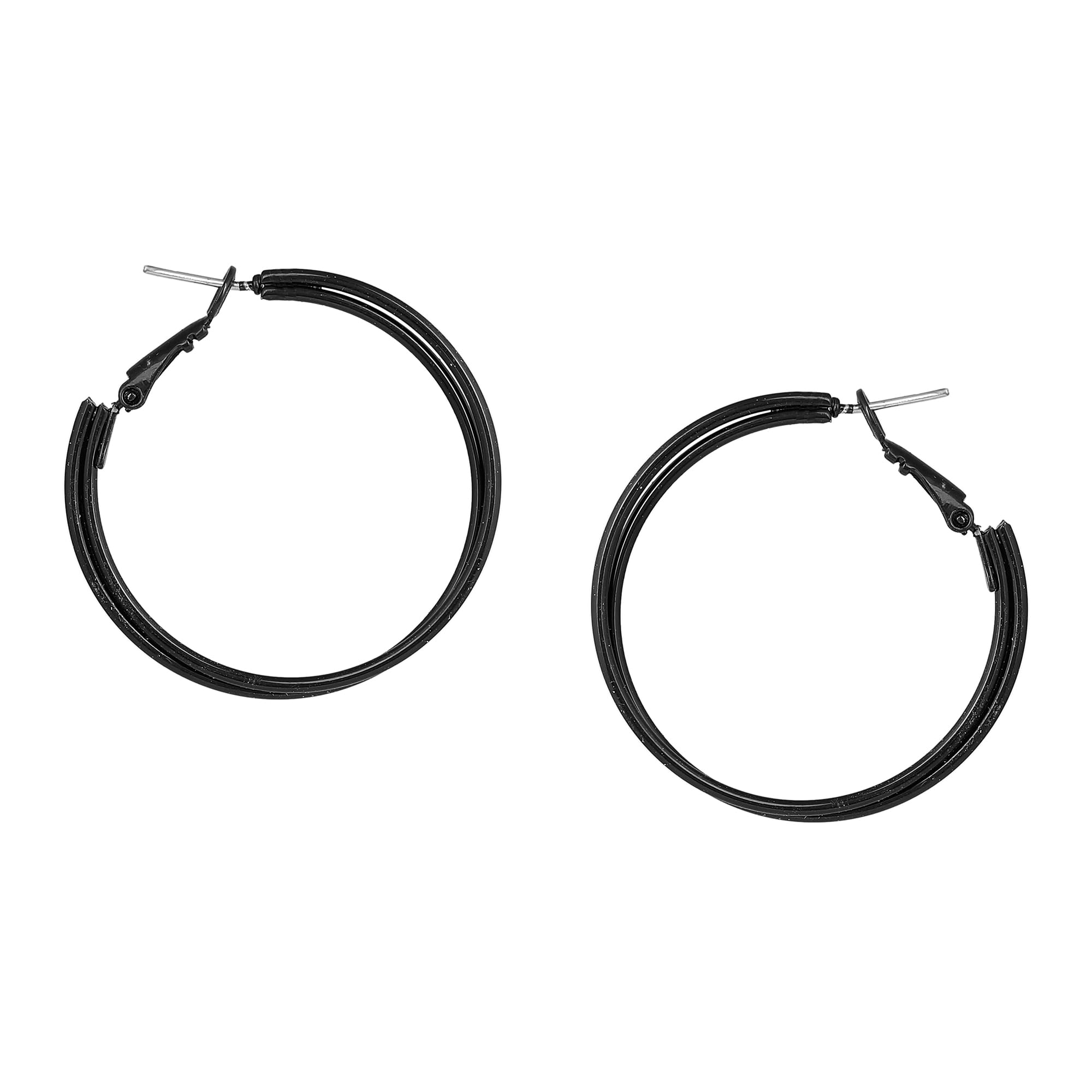 Rose Gold Dual Charming Circular Hoop-image-13