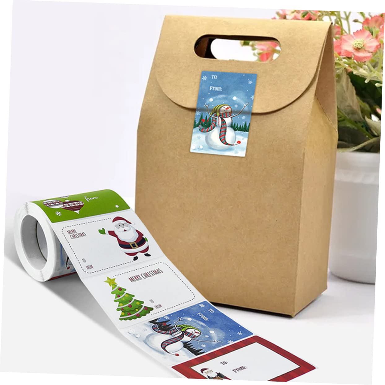 5 Set Etichette Adesive Natalizie Adesivo Multifunzionale Punto Babbo Natale Etichette izie Adesive Etichette e Adesivi izi Buon e Adesivi 2 * 5