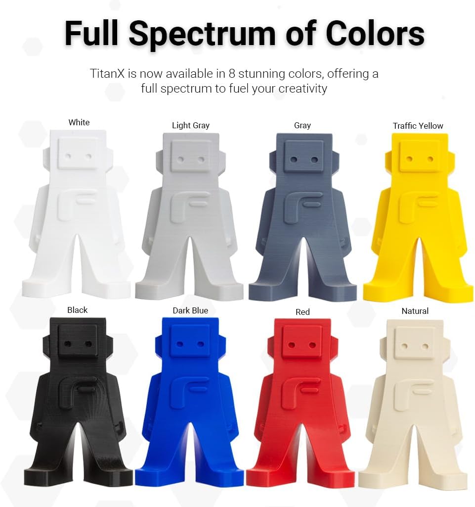 Formfutura 1.75mm TitanX - Black - 3D Printer Filament