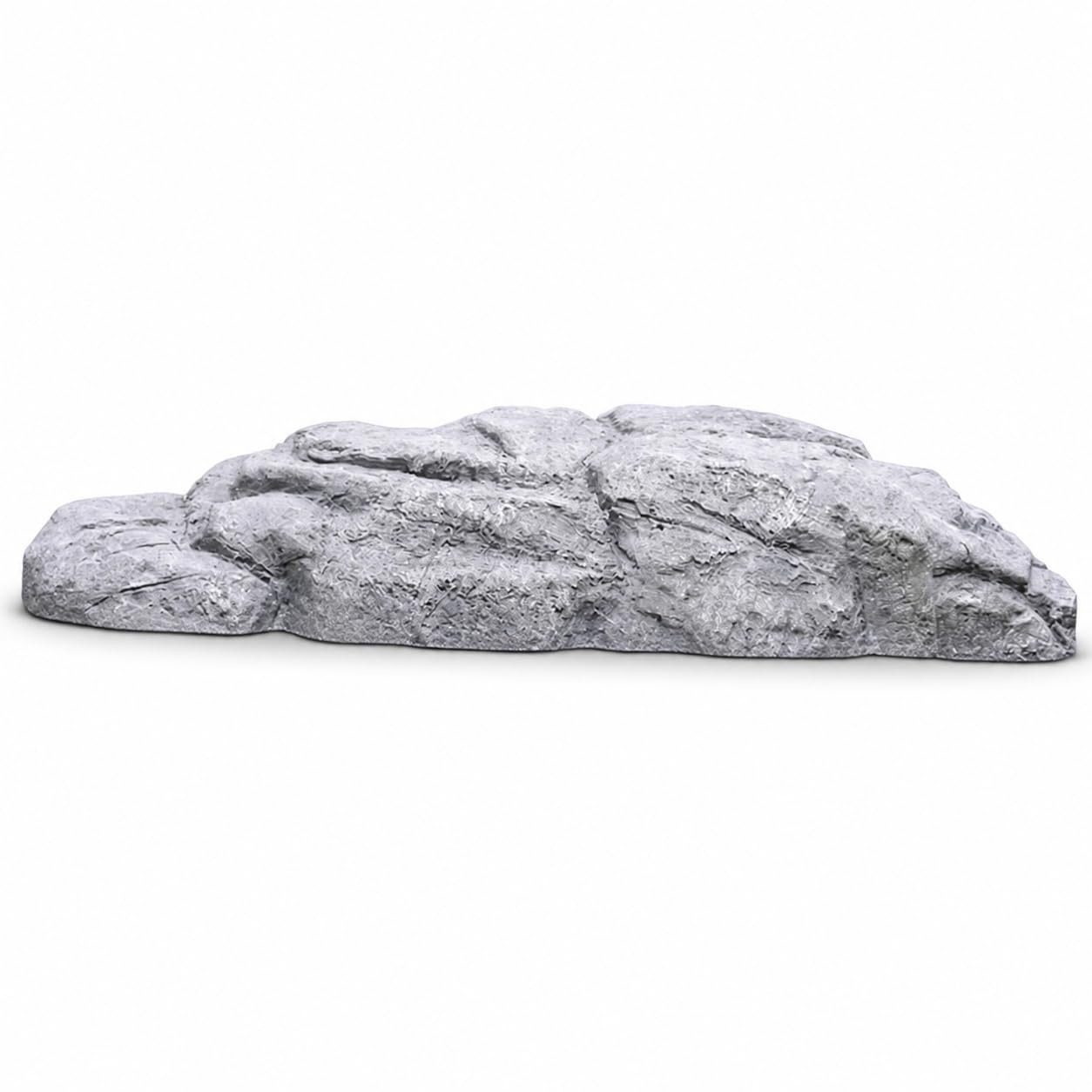 Roccia Artificiale da Paesaggio Fibra di, Grigio/Bianco 125x60x30 cm