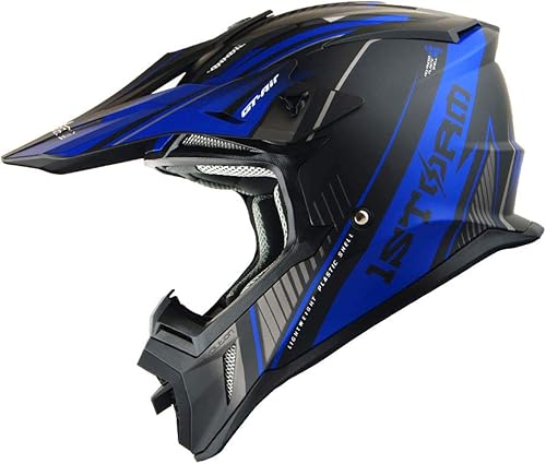 1Storm - Casco de motocross para adulto de BMX, MX, ATV Dirt Bike H637