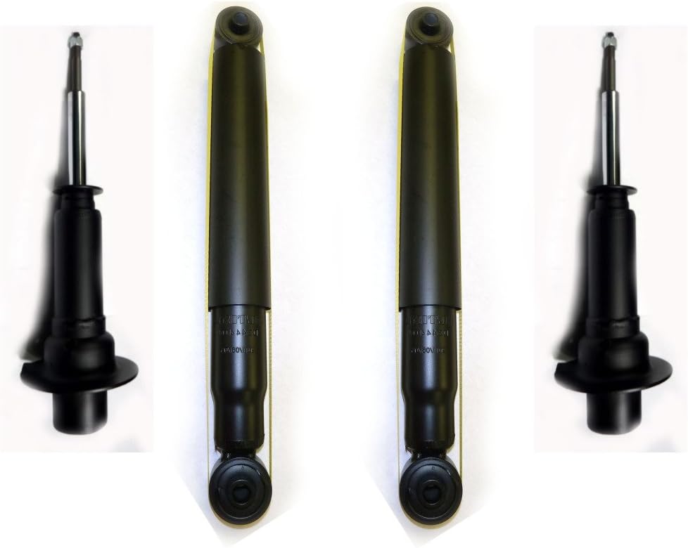 DTA 40073 Shocks Struts Full Set (Pack of 4 pcs) Without Springs Compatible with 2007-2008 Nitro or 2002-2012 Jeep Liberty