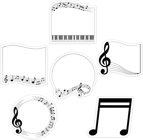 Paquete de 30 notas adhesivas de música, 600 hojas de notas musicales para música, regalos de agradecimiento para profesores, recuerdos de fiesta,