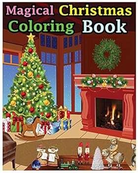 Paperback Magical Christmas Coloring Book