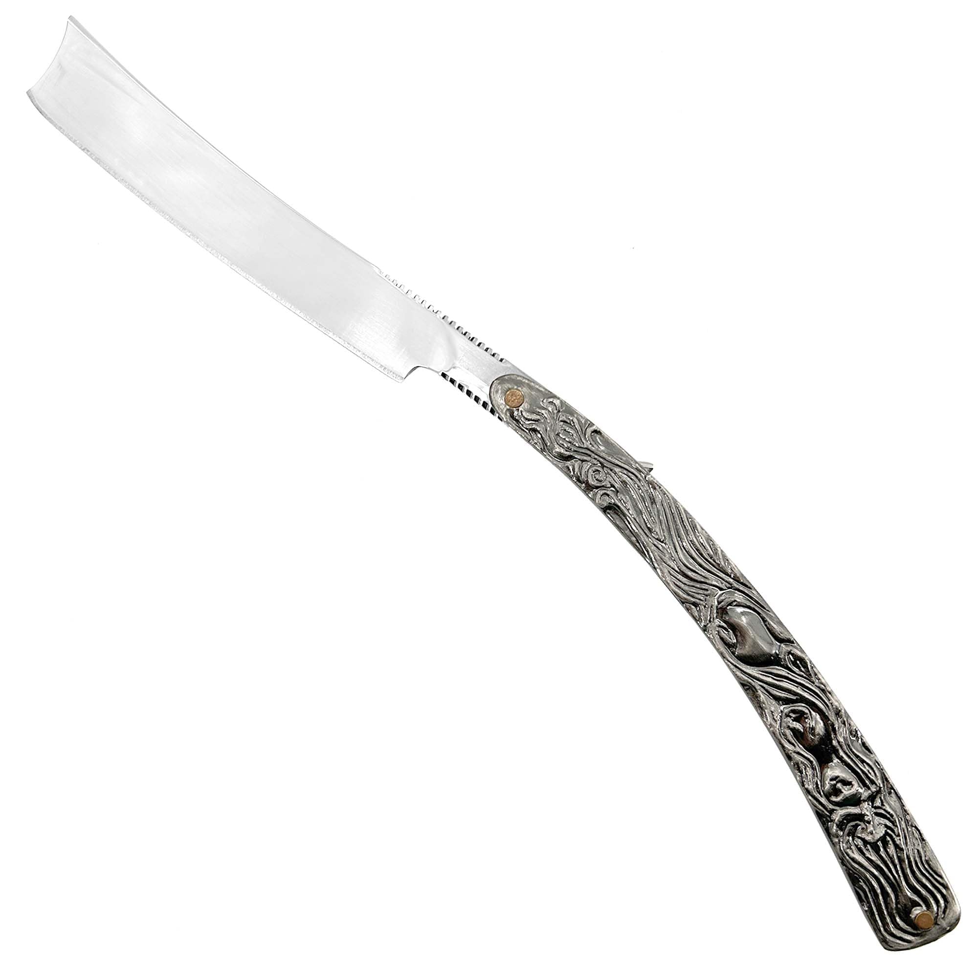 PARKER - SHAVETTE REGOLABILE PER MEZZA LAMA. MANICO IN PLASTICA BIANCA - Viano Profumi Coltelli - Foto 5