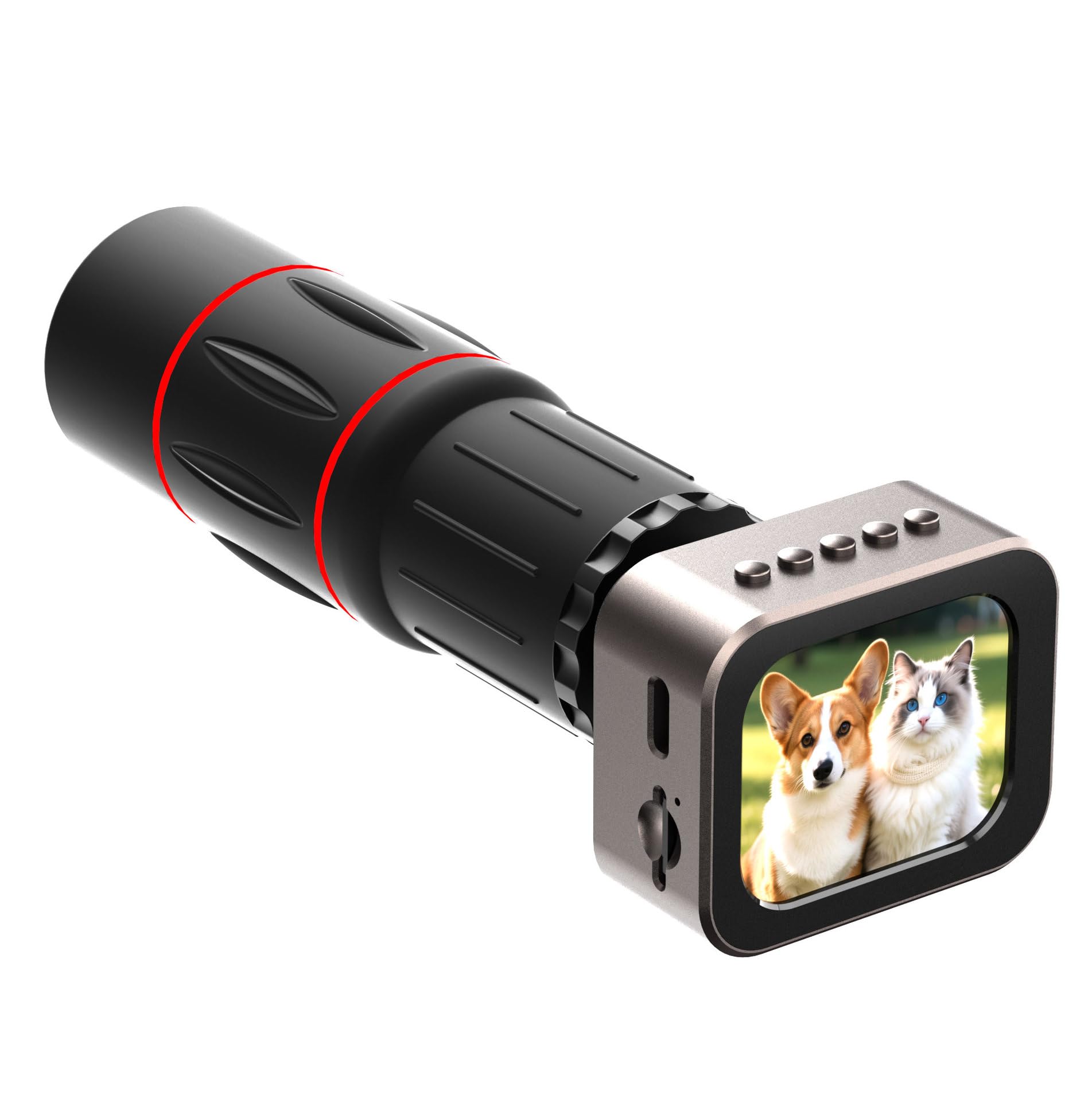 Tosuny Cámara Digital Monocular con Zoom de 18x y Pantalla Incorporada, Mini Cámara Compacta para Conciertos, Observación de Aves, Viajes y Aventuras Al Aire Libre