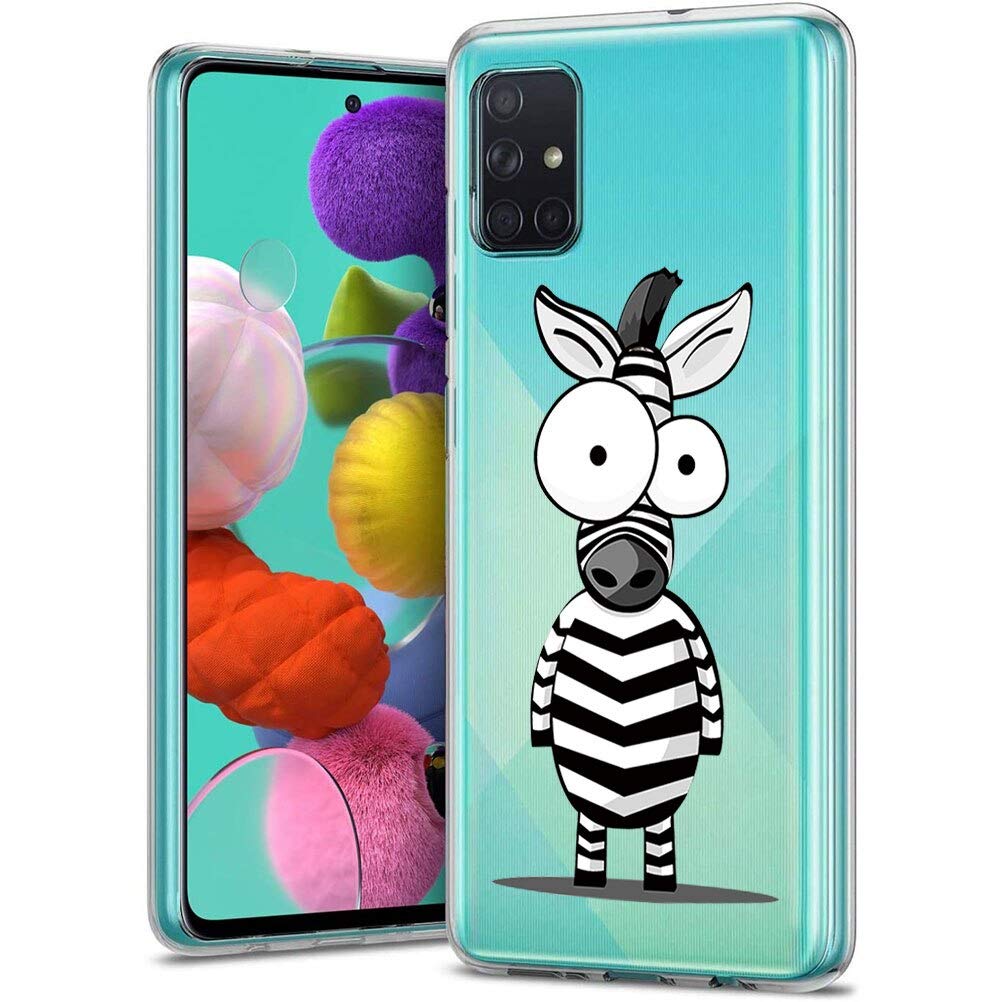 Eouine for Samsung Galaxy S20 FE 5G Case, Phone Case Transparent Clear with Pattern Ultra Slim Shockproof Soft Gel TPU Silicone Back Cover Skin for Samsung Galaxy S20 FE 5G, 6.5" (Zebra)