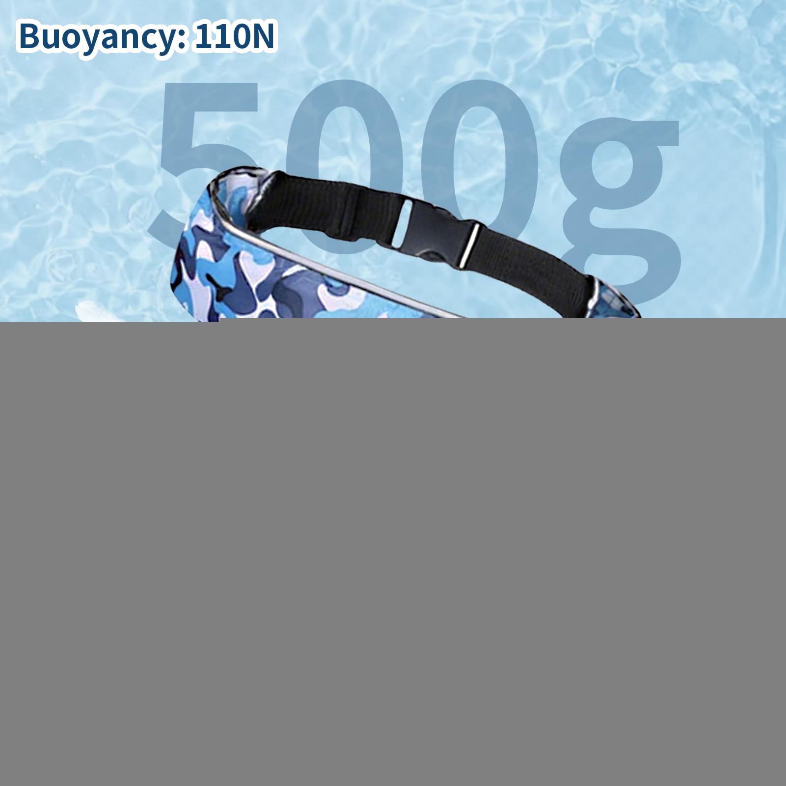 Ceinture De Flottaison Gonflable Anti-Crevaison Gonflage Rapide